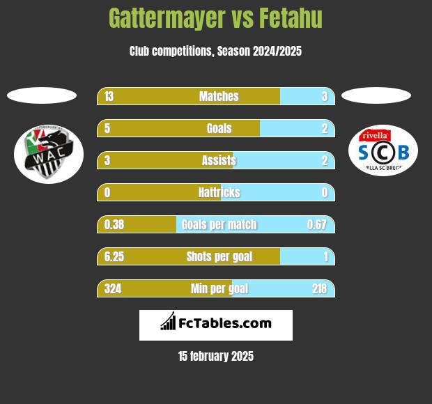 Gattermayer vs Fetahu h2h player stats