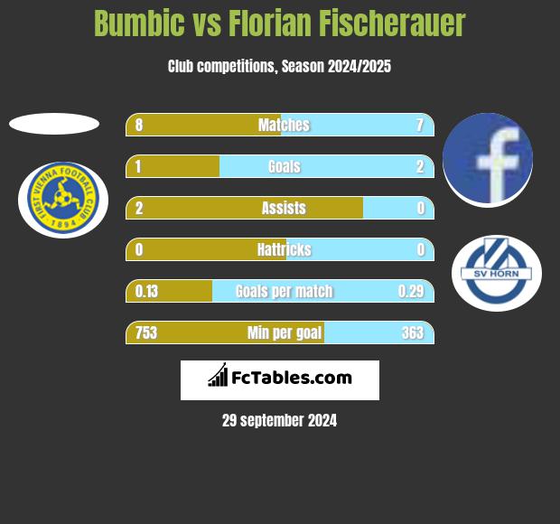 Bumbic vs Florian Fischerauer h2h player stats