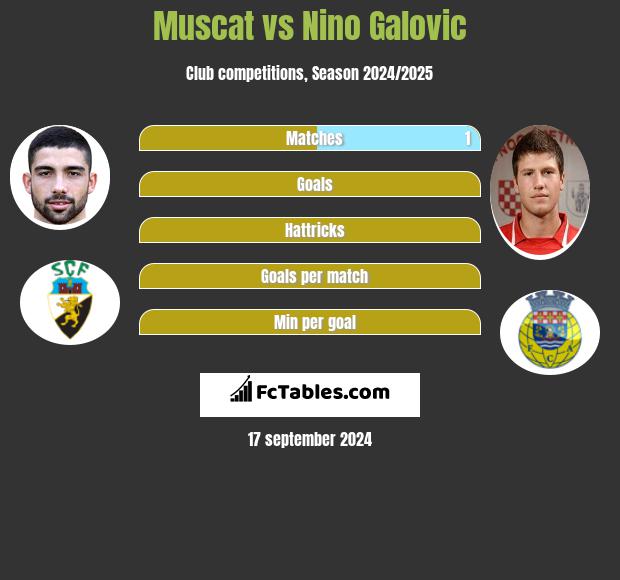 Muscat vs Nino Galovic h2h player stats