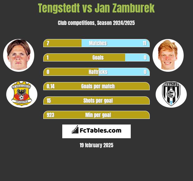 Tengstedt vs Jan Zamburek h2h player stats