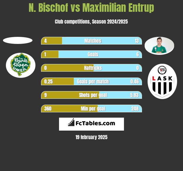 N. Bischof vs Maximilian Entrup h2h player stats