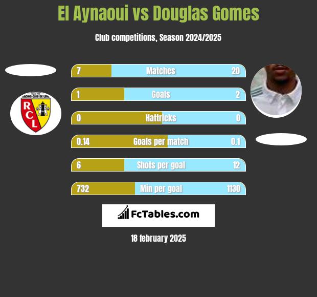 El Aynaoui vs Douglas Gomes h2h player stats