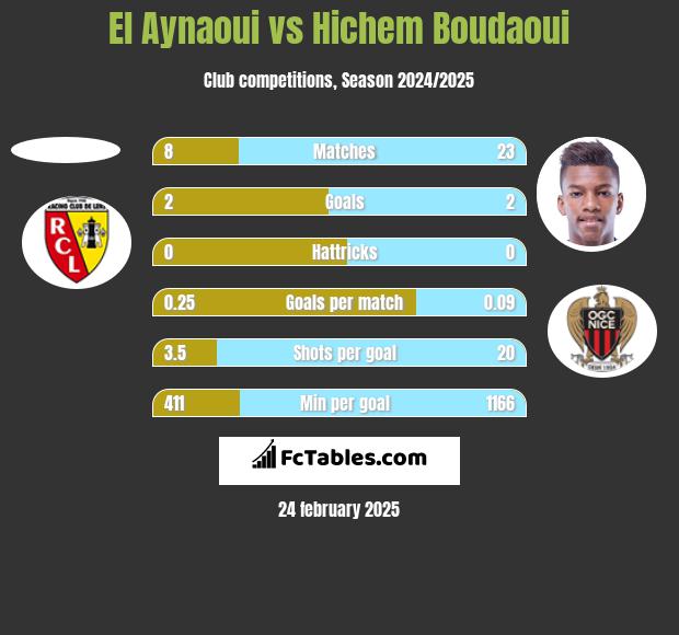 El Aynaoui vs Hichem Boudaoui h2h player stats