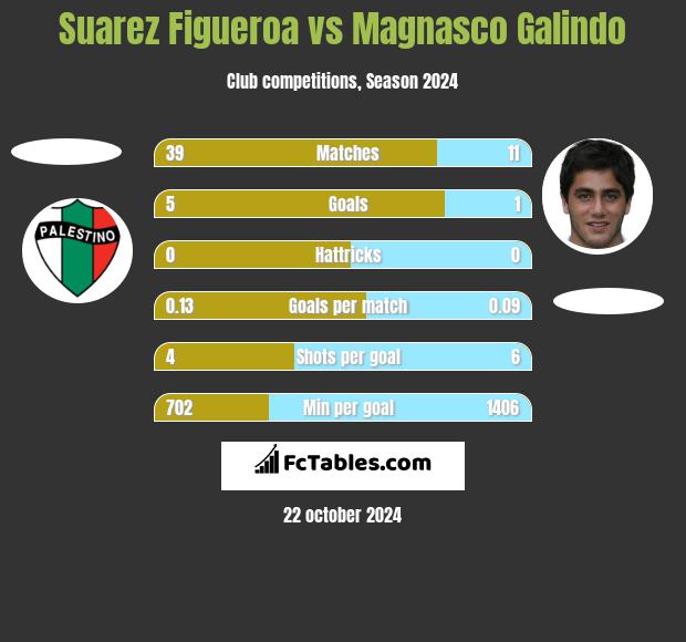 Suarez Figueroa vs Magnasco Galindo h2h player stats