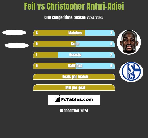 Feil vs Christopher Antwi-Adjej h2h player stats