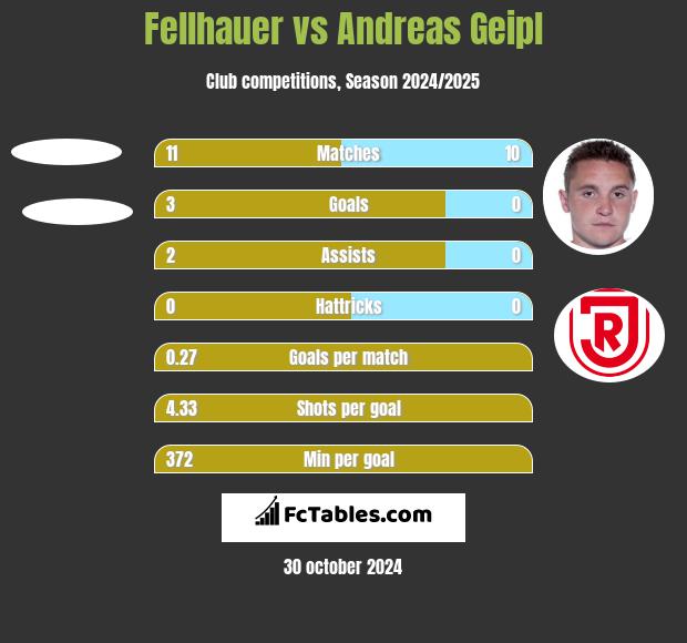 Fellhauer vs Andreas Geipl h2h player stats