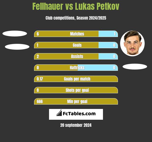 Fellhauer vs Lukas Petkov h2h player stats