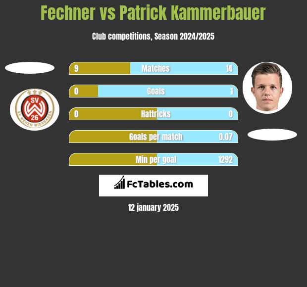 Fechner vs Patrick Kammerbauer h2h player stats