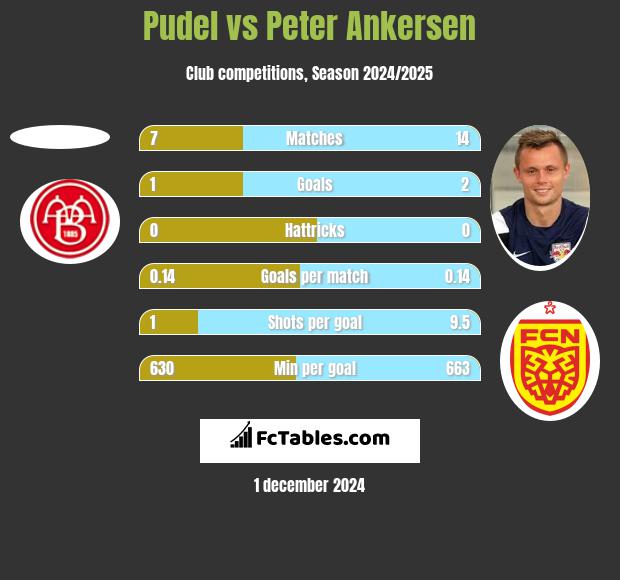 Pudel vs Peter Ankersen h2h player stats