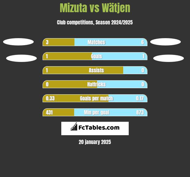 Mizuta vs Wätjen h2h player stats