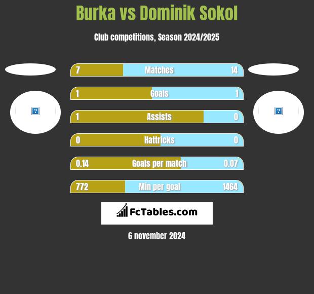 Burka vs Dominik Sokol h2h player stats