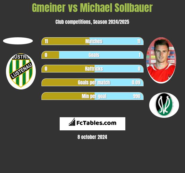 Gmeiner vs Michael Sollbauer h2h player stats