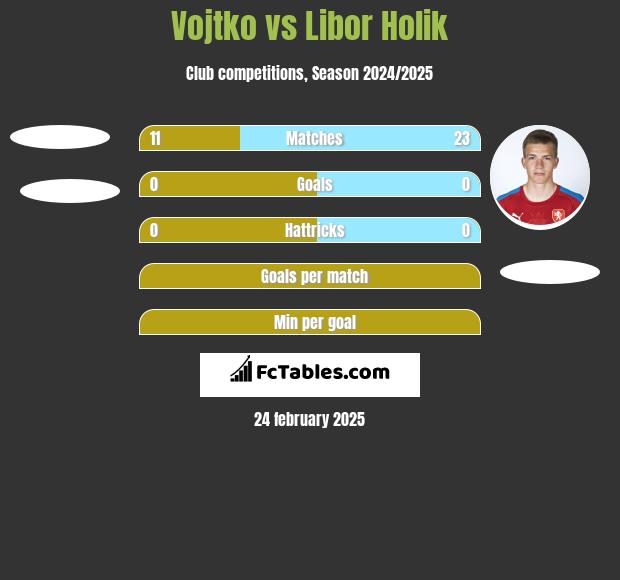 Vojtko vs Libor Holik h2h player stats