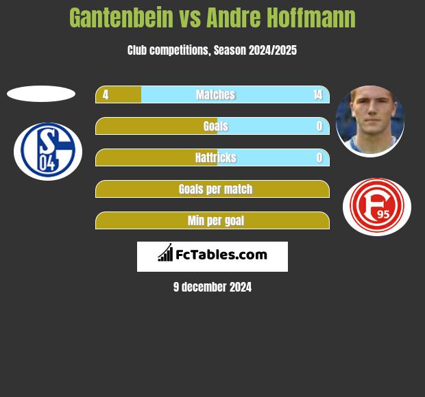 Gantenbein vs Andre Hoffmann h2h player stats