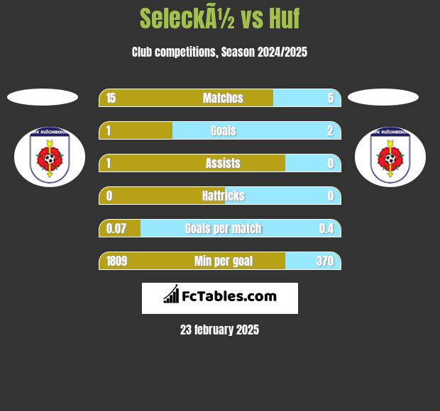 SeleckÃ½ vs Huf h2h player stats