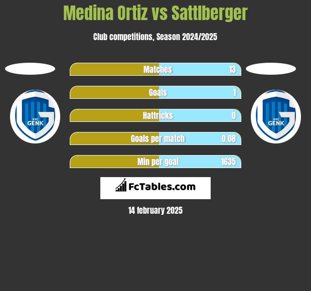 Medina Ortiz vs Sattlberger h2h player stats