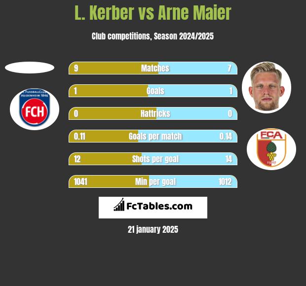 L. Kerber vs Arne Maier h2h player stats