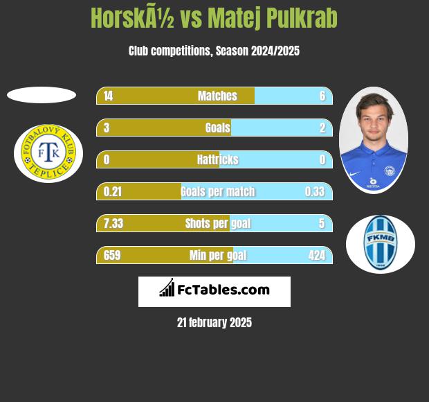 HorskÃ½ vs Matej Pulkrab h2h player stats