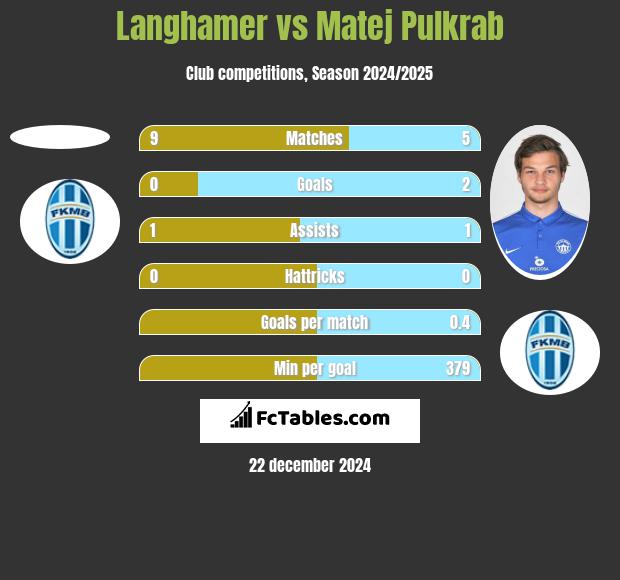 Langhamer vs Matej Pulkrab h2h player stats