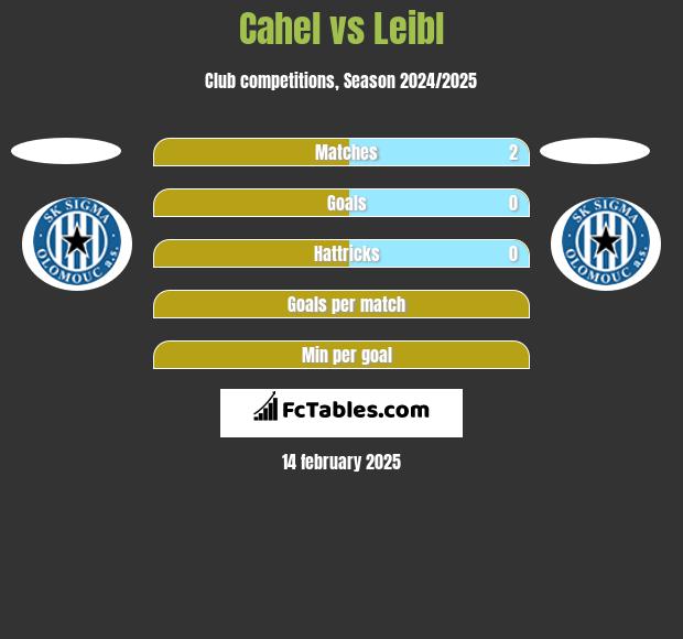 Cahel vs Leibl h2h player stats