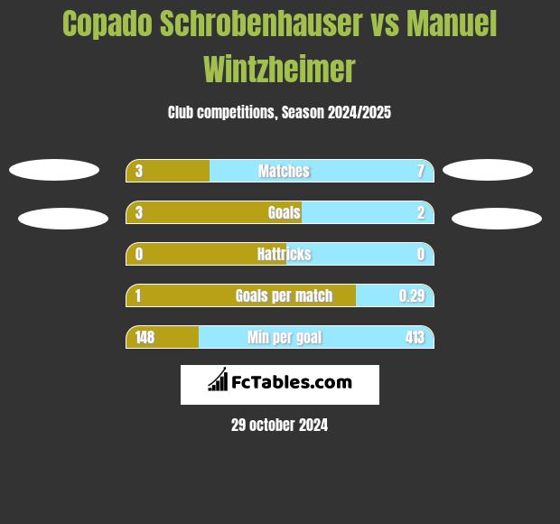 Copado Schrobenhauser vs Manuel Wintzheimer h2h player stats