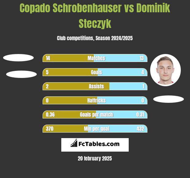 Copado Schrobenhauser vs Dominik Steczyk h2h player stats