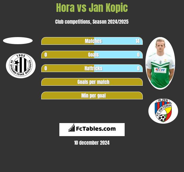 Hora vs Jan Kopic h2h player stats