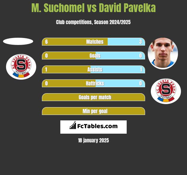 M. Suchomel vs David Pavelka h2h player stats