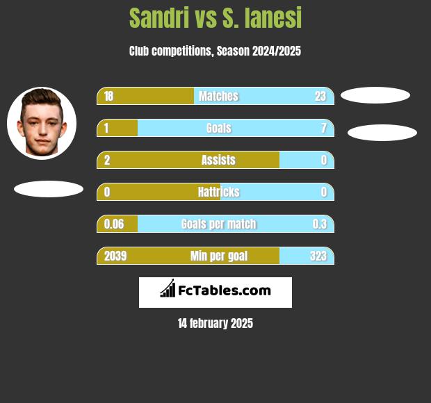 Sandri vs S. Ianesi h2h player stats