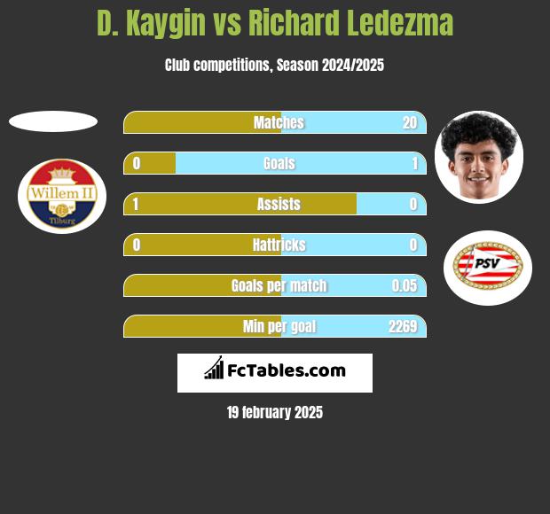 D. Kaygin vs Richard Ledezma h2h player stats