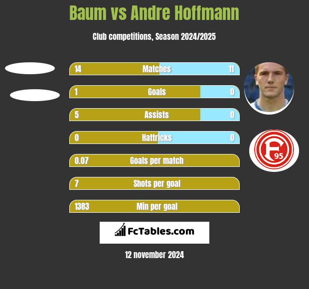 Baum vs Andre Hoffmann h2h player stats