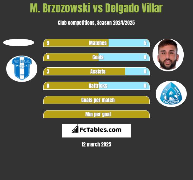 M. Brzozowski vs Delgado Villar h2h player stats