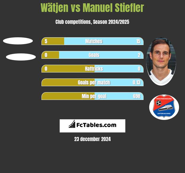 Wätjen vs Manuel Stiefler h2h player stats