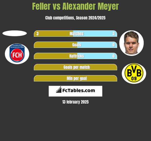 Feller vs Alexander Meyer h2h player stats