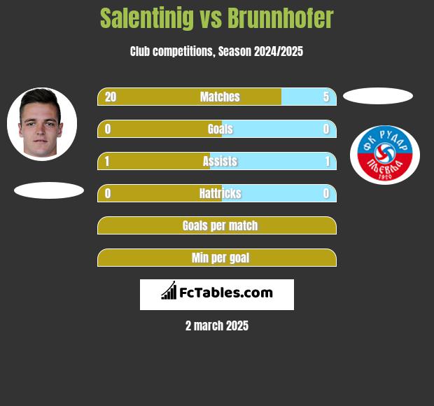 Salentinig vs Brunnhofer h2h player stats