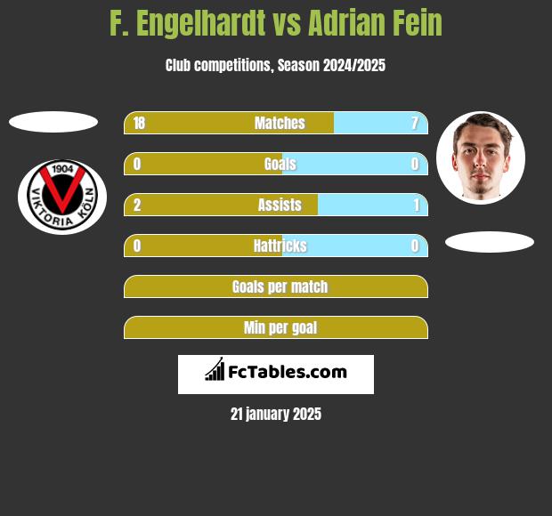 F. Engelhardt vs Adrian Fein h2h player stats