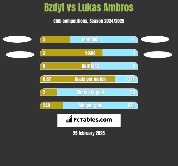 Bzdyl vs Lukas Ambros h2h player stats