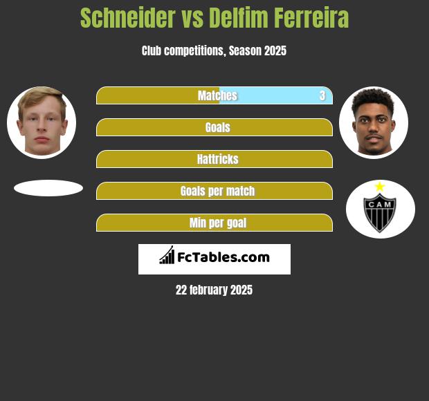 Schneider vs Delfim Ferreira h2h player stats