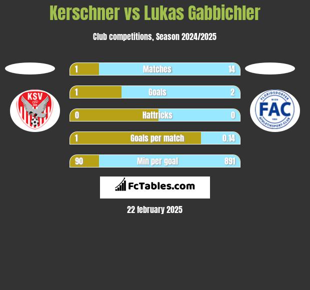 Kerschner vs Lukas Gabbichler h2h player stats