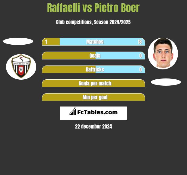 Raffaelli vs Pietro Boer h2h player stats