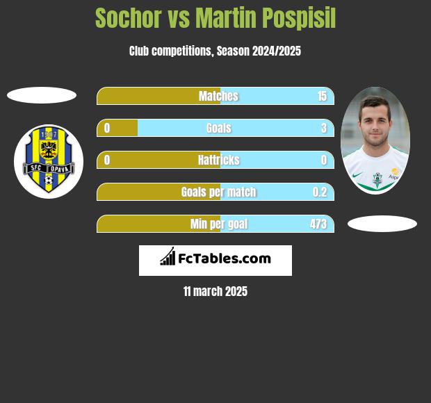 Sochor vs Martin Pospisil h2h player stats